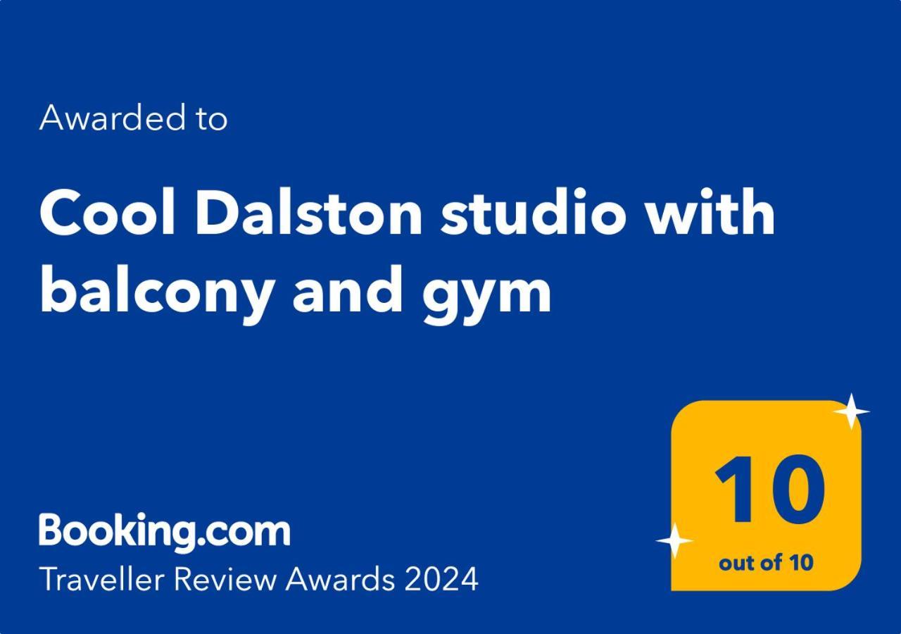 Appartement Cool Dalston Studio With Balcony And Gym à Londres Extérieur photo